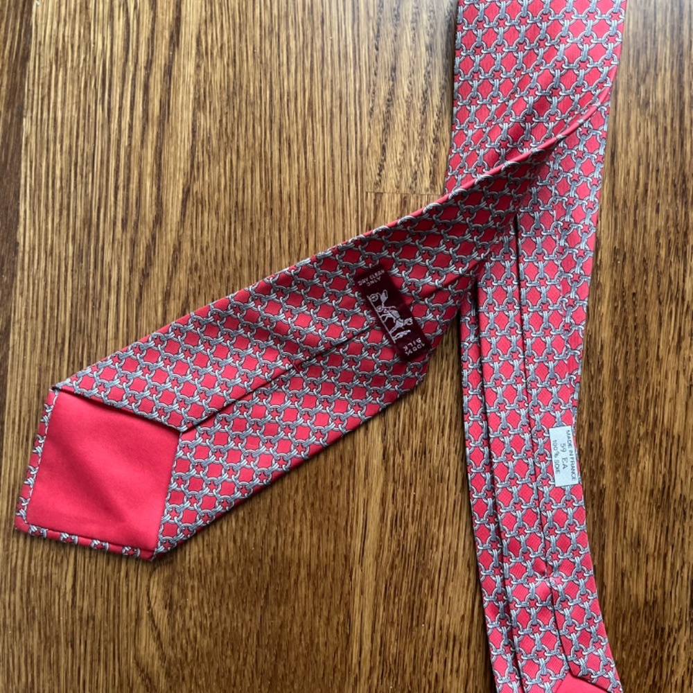 Hermes Silk Tie - Picture 2 of 3